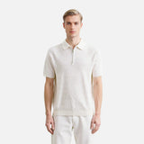 Breathable Lightweight Stripe Polo T-Shirt