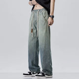 Streetwear Vintage Loose Fit Straight Leg Jeans