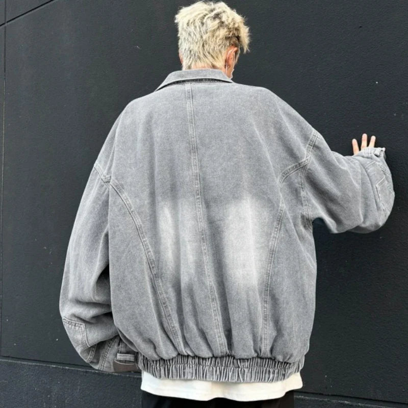Deconstructive American Washed Denim Jacket