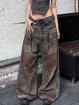 Raw Hem Realness Tie Dye Washed High Jeans