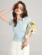 Slim-Fit-T-Shirt für Damen