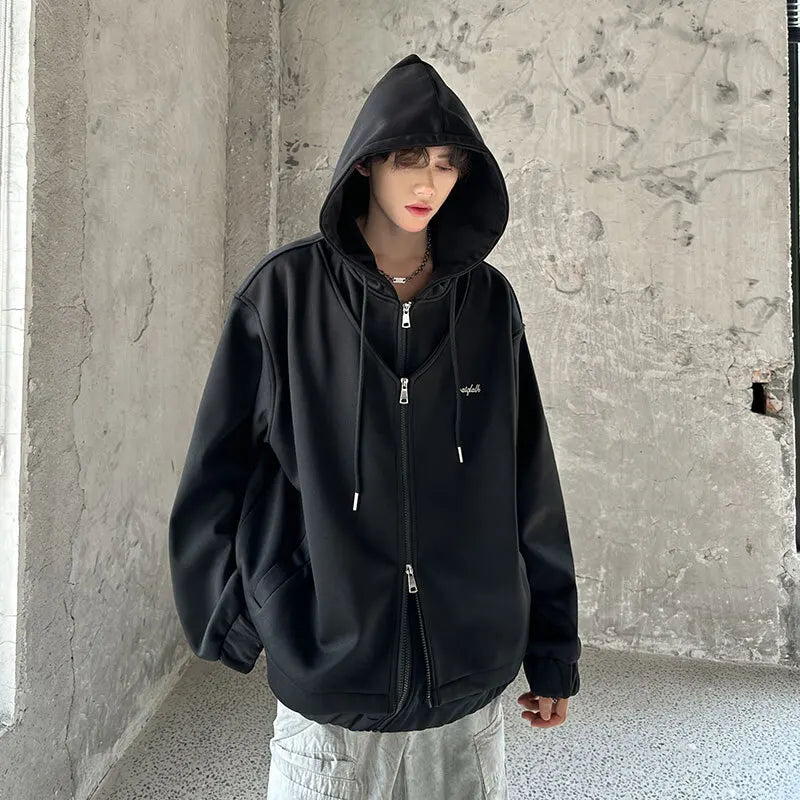 Zenith Zip-Up Double Layered Hoodie