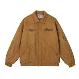 American Style Retro Racing Lapel Hip Hop Jacket
