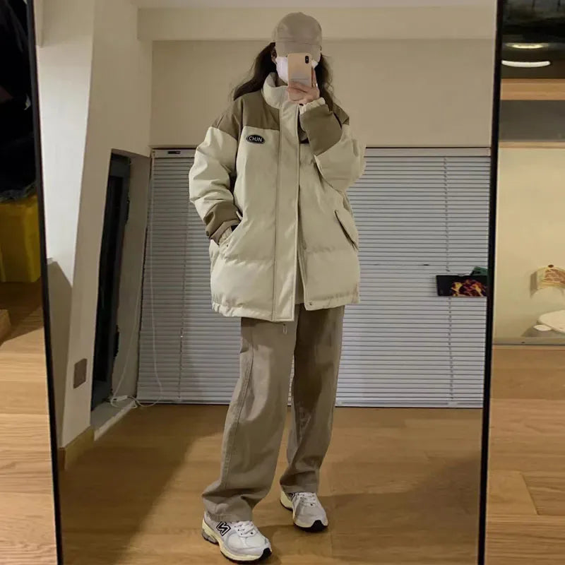 Thickening Stand Collar Down Jacket