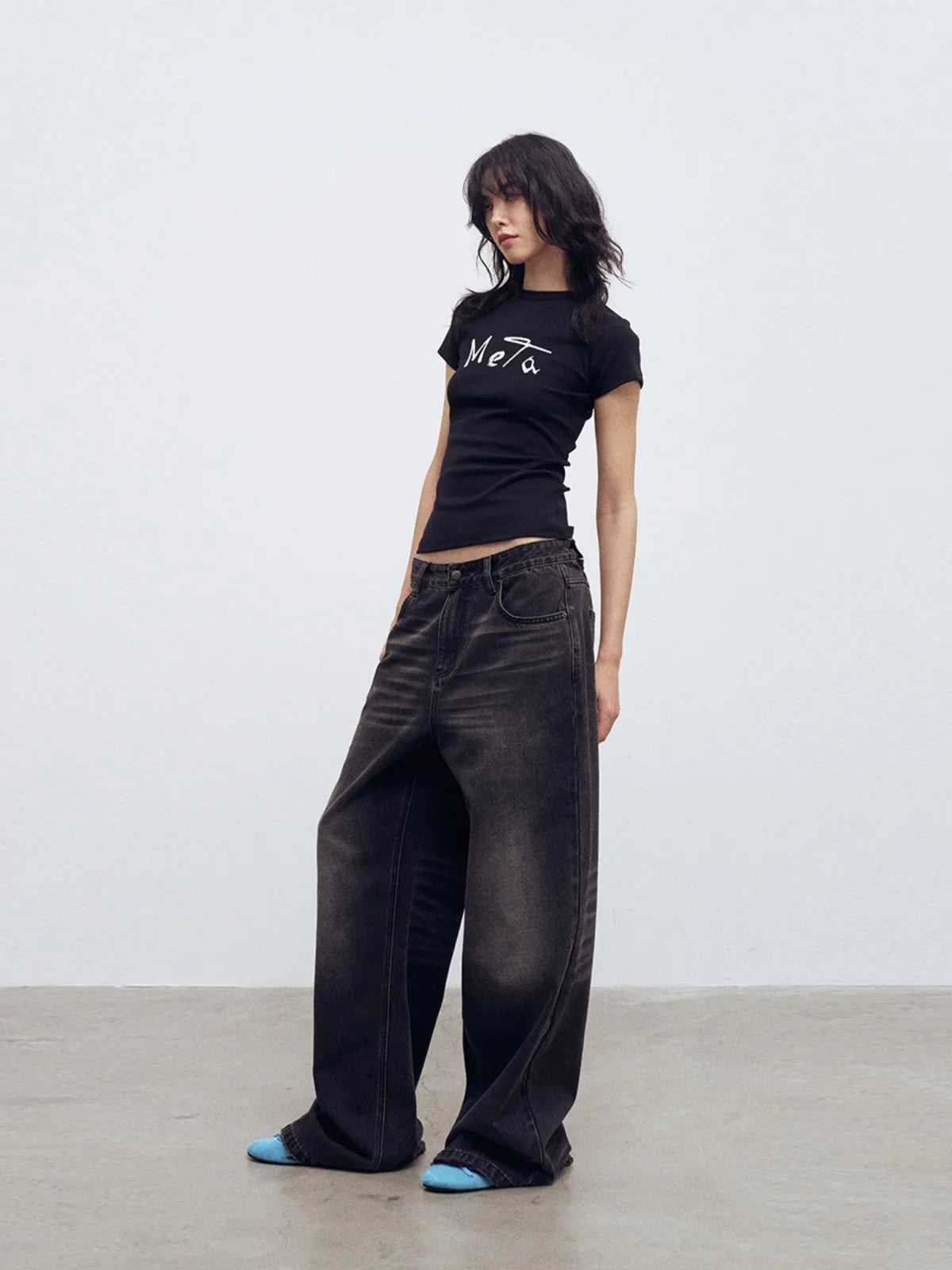 Vintage Letter Print Casual Cotton T-Shirt
