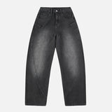 Nostalgic American Style Loose Fit Denim Jeans