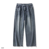 Y2K Loose Korean Straight Leg Denim Jeans