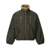 Veste en toile épaisse vintage streetwear