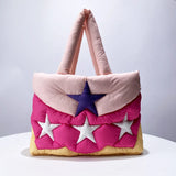 Sac à main matelassé étoilé