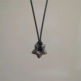Vintage Y2K Star Pentagram Pendant Necklace