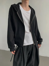 Cool Cozy Korean Zip Hoodied Sweatshirt