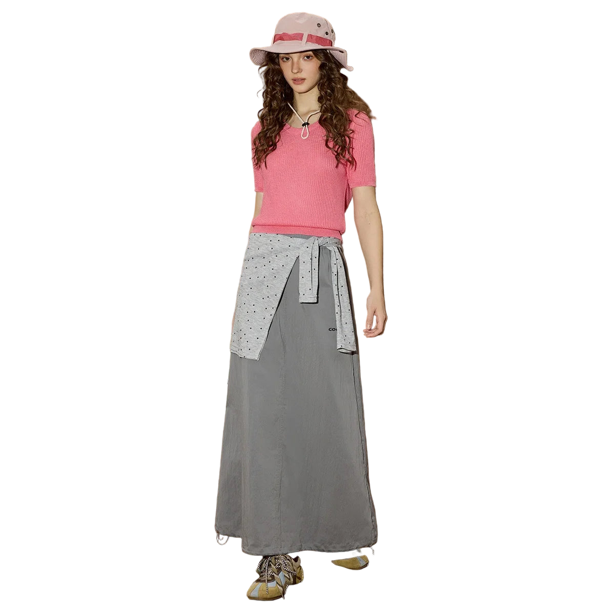 American Vintage A-Line Women’s Utility Midi Skirt