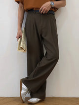 Pantalon droit uni polyvalent