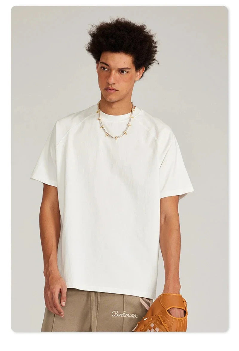 Lockeres Retro-T-Shirt im Used-Look