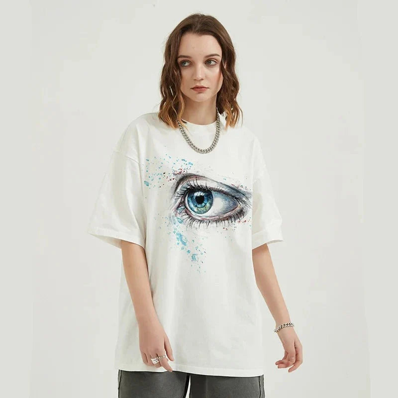 Ethereal Gaze Künstlerisches Auge T-Shirt