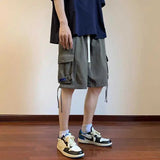 Utility-Style Loose Summer Workwear Short