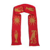 Cat's Meal Knitted Scarf