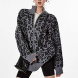 Geometric Print Vintage Knit Sweater