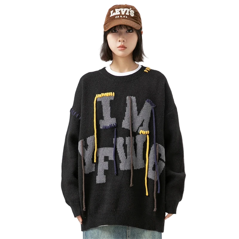 Oversized Letters Sweatshirt