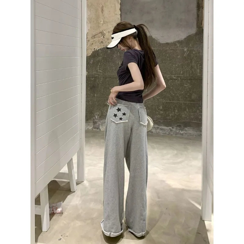 Y2K Spider Wide-Leg Sweatpants