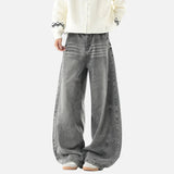 Vintage American Style Hip Hop Denim Wide Leg Jeans