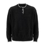 Long-lasting Men Retro Loose Collar Sweater
