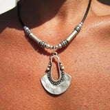 Bohemian Vintage Alloy Geometric Pendant Necklace