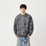 Comfortable Tiedye Crew Neck Sweatshirt