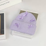 Rabbit Fur Knitted Beanie
