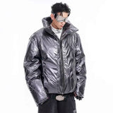 Veste matelassée d'hiver luxueuse, brillante et ultra confortable