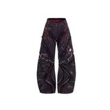 Heavy Industry Snowflake Stitch Mesh Jeans