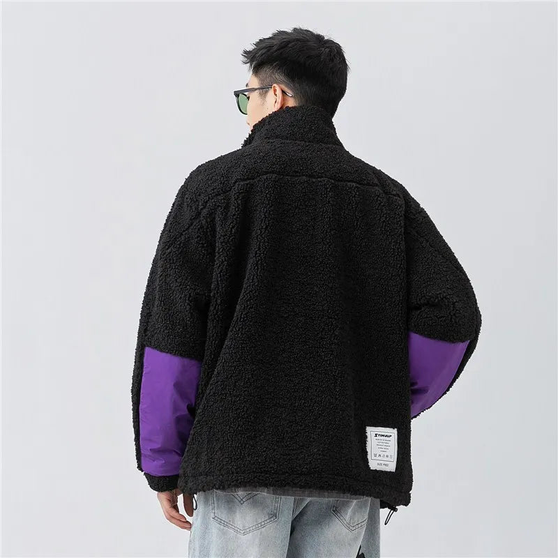 Parkas d'hiver chaudes et moelleuses en polaire
