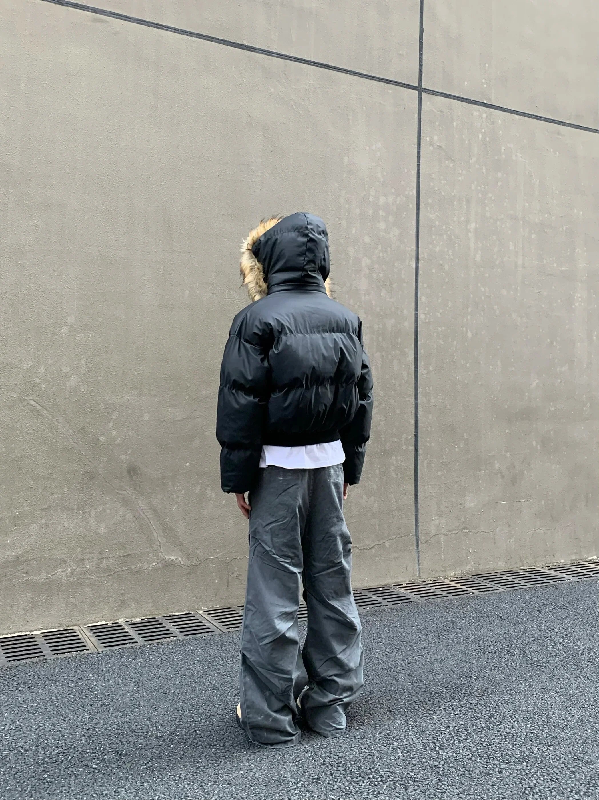 Parka d'hiver rafraîchissante avec bonnet amovible et veste Boomer