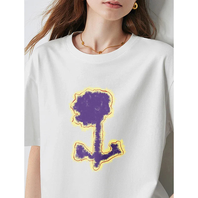 Stylish Short Sleeve Spring T-Shirt