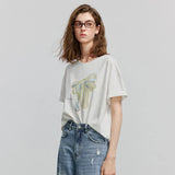 Women Comfort Stylish Short Sleeve Casual T-Shirt