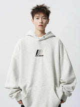 Men's Streetwear Cool Oversized Embroidered Letter Hoodie