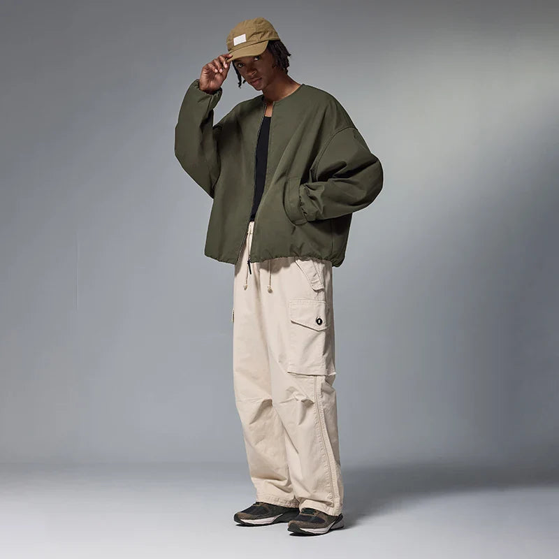 Zip-Up Quilted Jacket