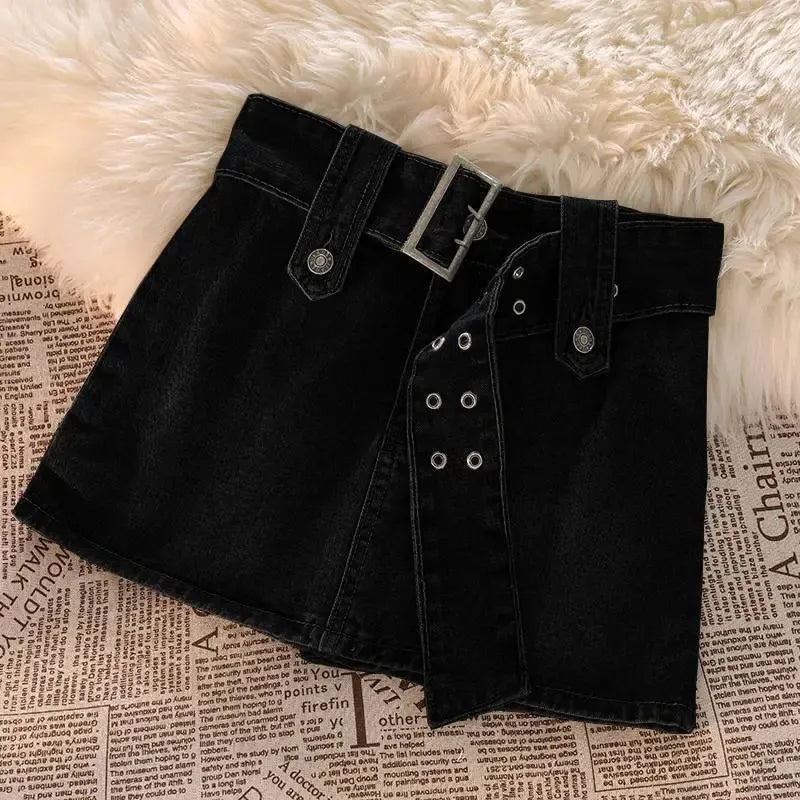 Vintage Denim Mini Skirts
