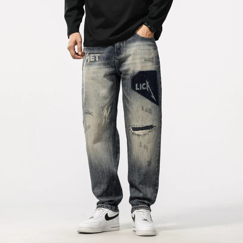 American Style High Street Heavy Craft Jeans