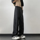 Pantalon cargo vintage streetwear décontracté en maille respirante