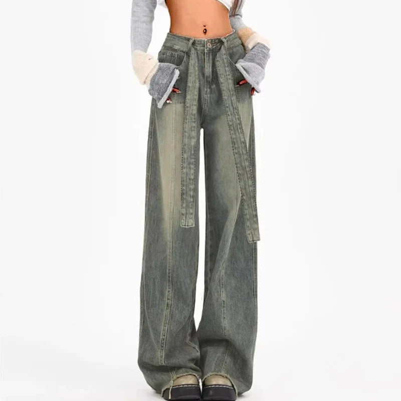 Signature 2000s Style Baggy Wide Leg Jeans