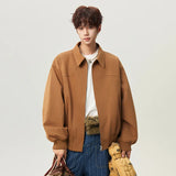 ファッショナブルヒップホップラペルジッパージャケット