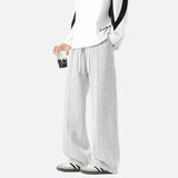 Knitted Loose Drawstring Sports Sweatpants