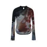 Bold Cyber Mesh Grunge Tie-Dye T-Shirt