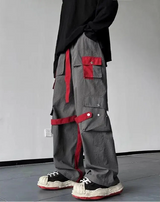 Pantalon cargo streetwear cool et confortable à taille élastique
