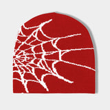 Y2K Gothic Spider Web Beanie