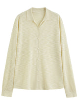 Klassischer Retro-Strickcardigan für Damen aus weichem Bambus-Leinen
