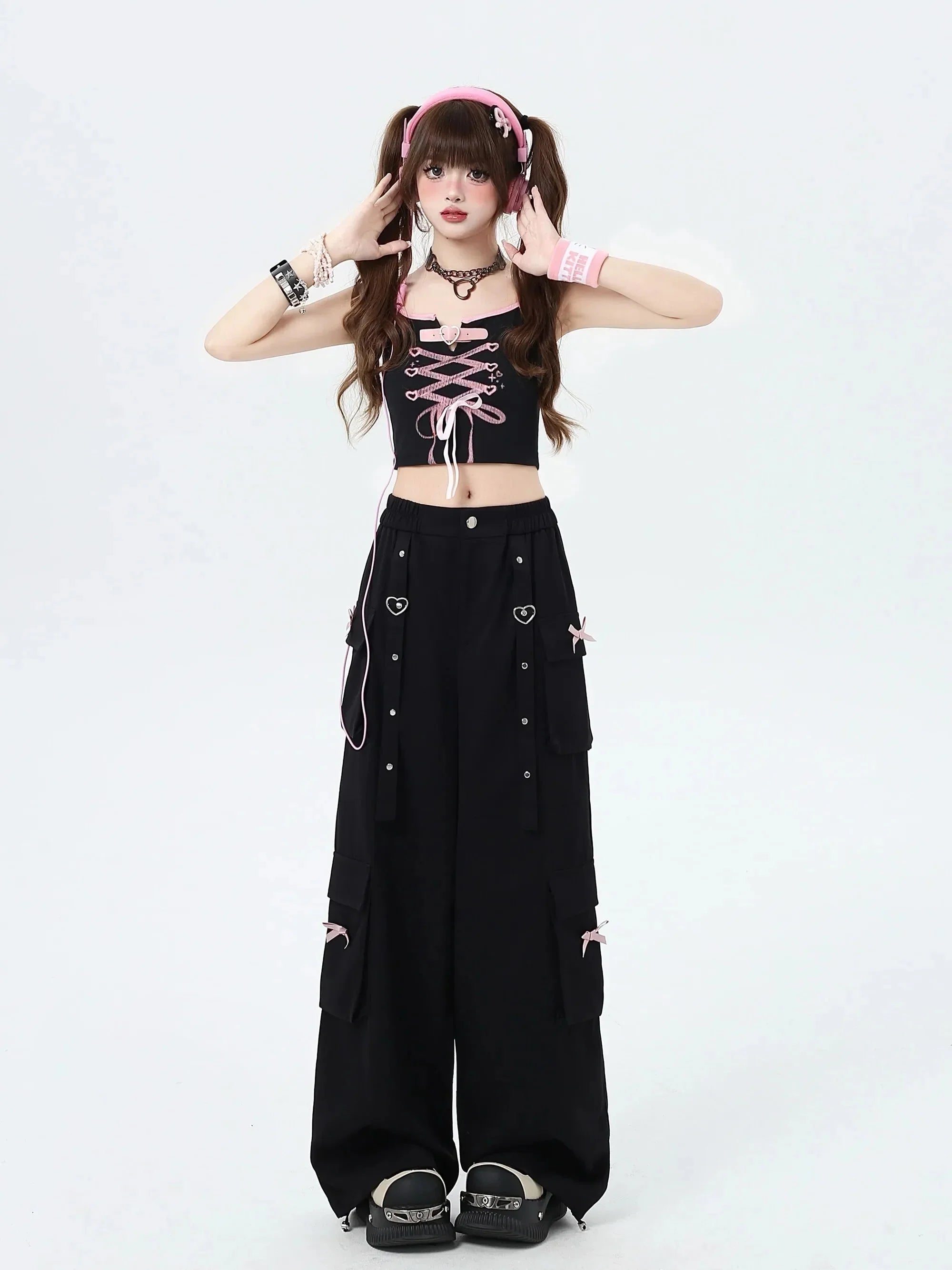 Sweet Cool High Waist Cargo Pants