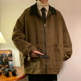 Corduroy-Collar Bomber Jacket
