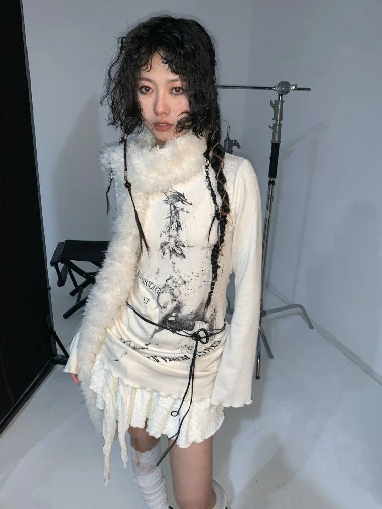 T-shirt japonais vintage grunge esthétique